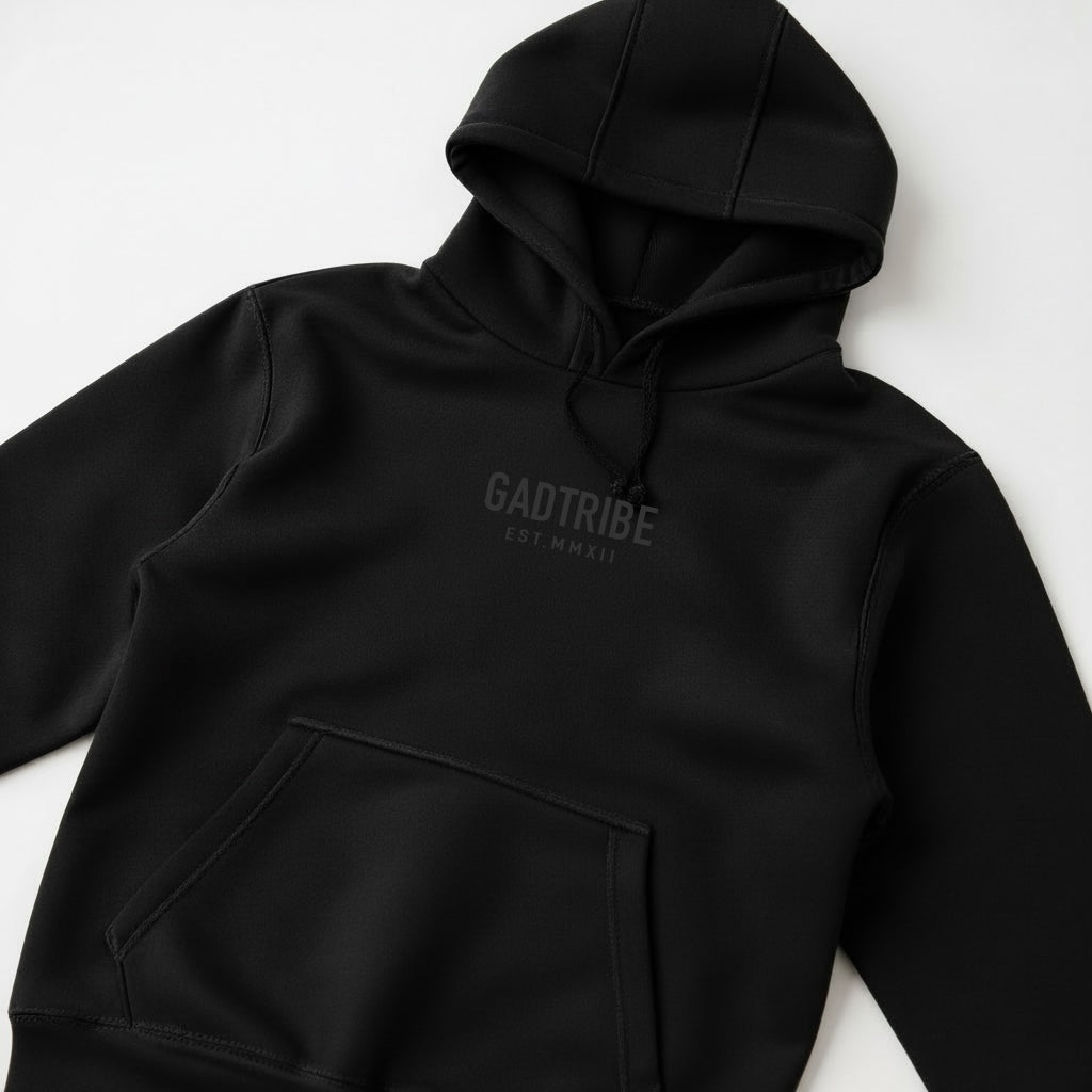 No pretending hoody (black/black)