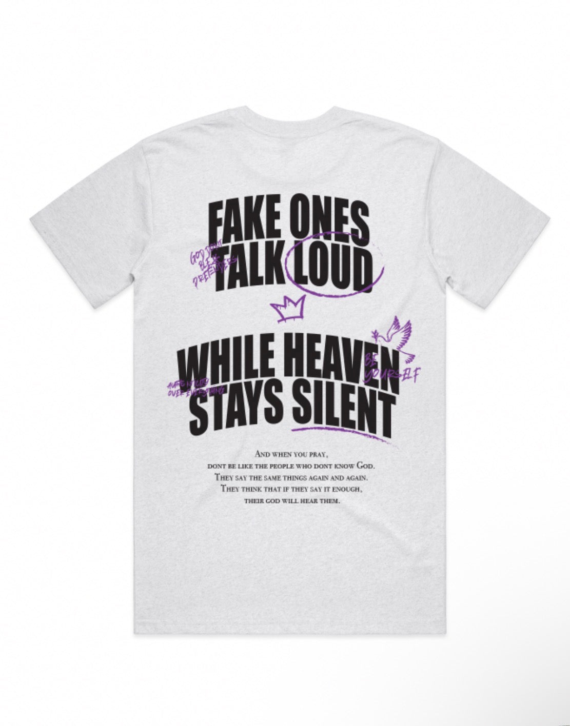 Heaven stays silent (purple)