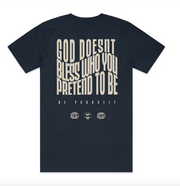 No Pretending Tee (Navy)