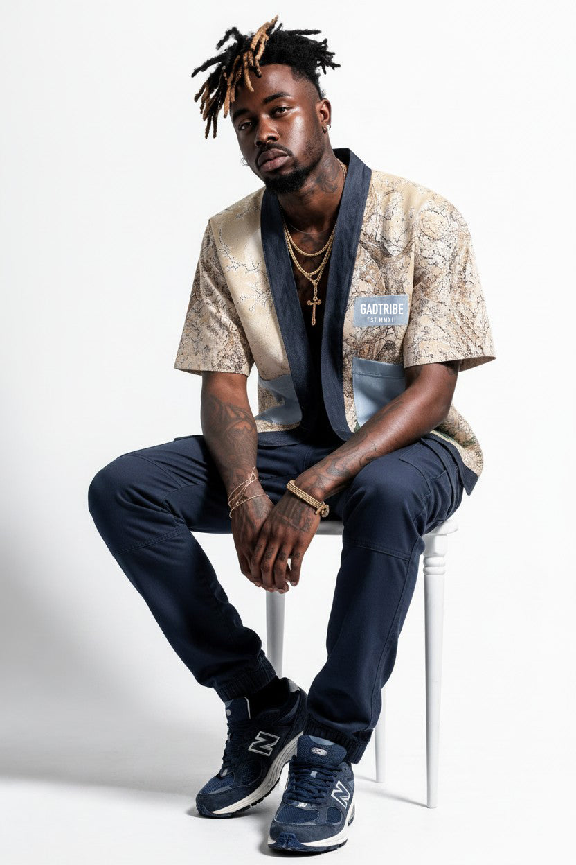 GDB nature tapestry shirt