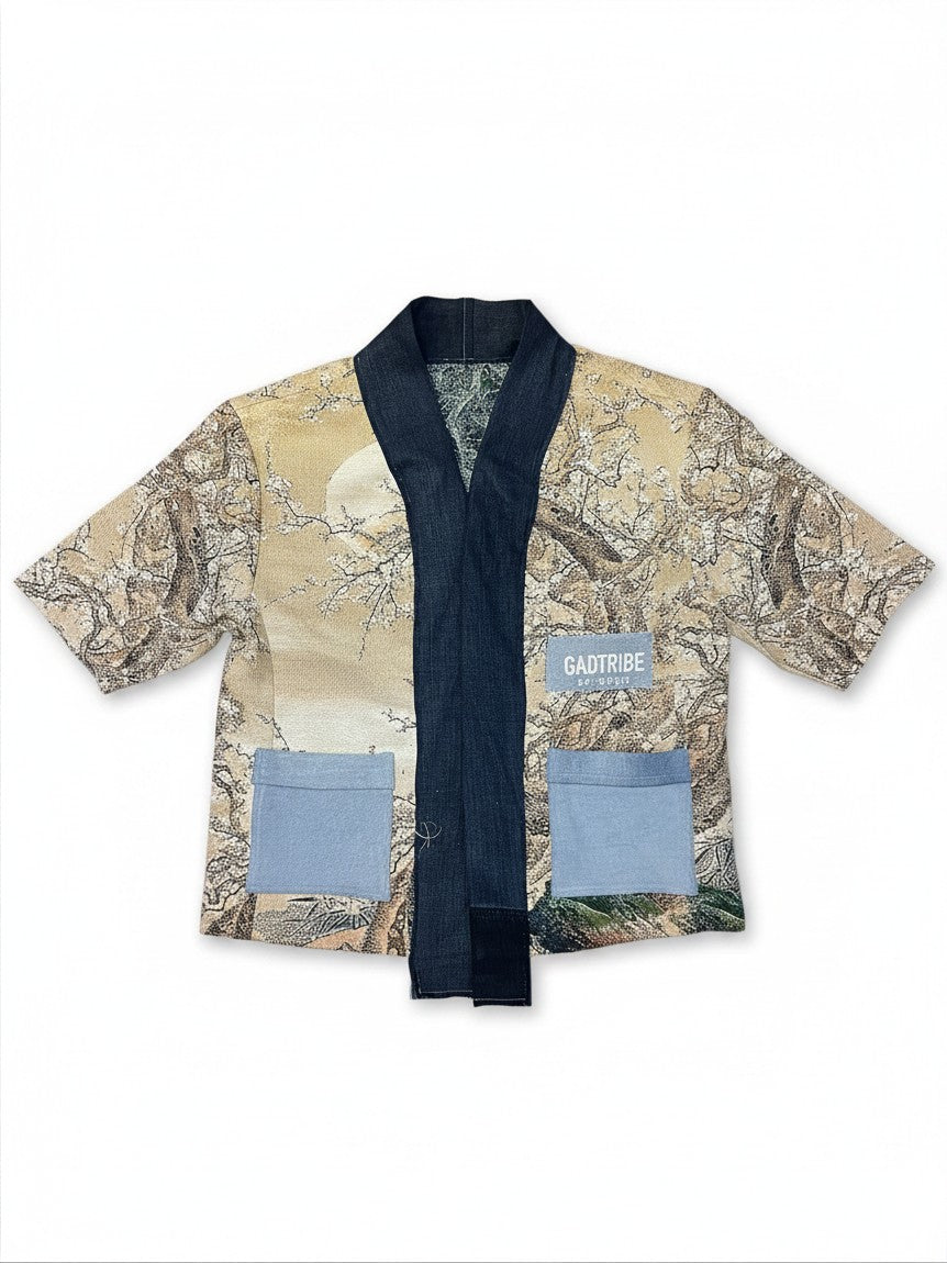 GDB nature tapestry shirt