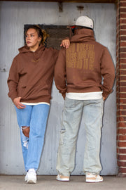 No pretending hoody (brown)