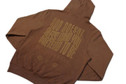 No pretending hoody (brown)