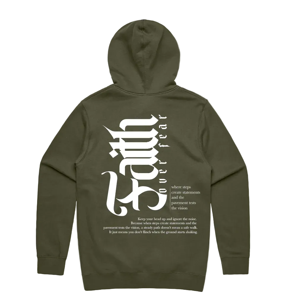 Steps create statements Hoody (Olive)