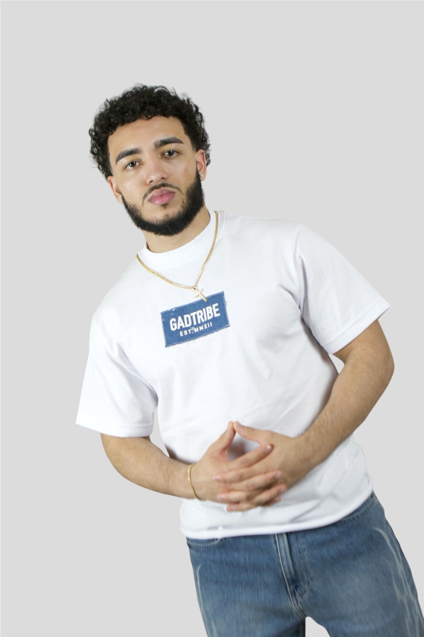 No pretending denim Tshirt