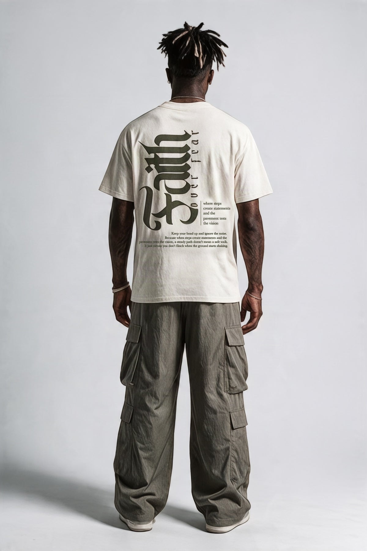 Cropped Steps create statements (Olive)