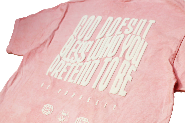 No Pretending Tee (Dye Pink)
