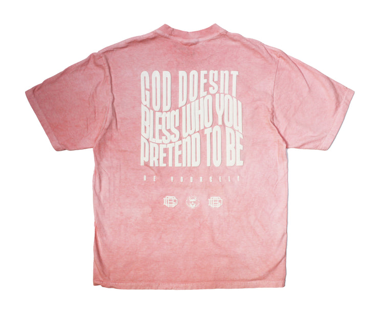 No Pretending Tee (Dye Pink)