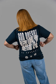 No Pretending Tee (Navy)