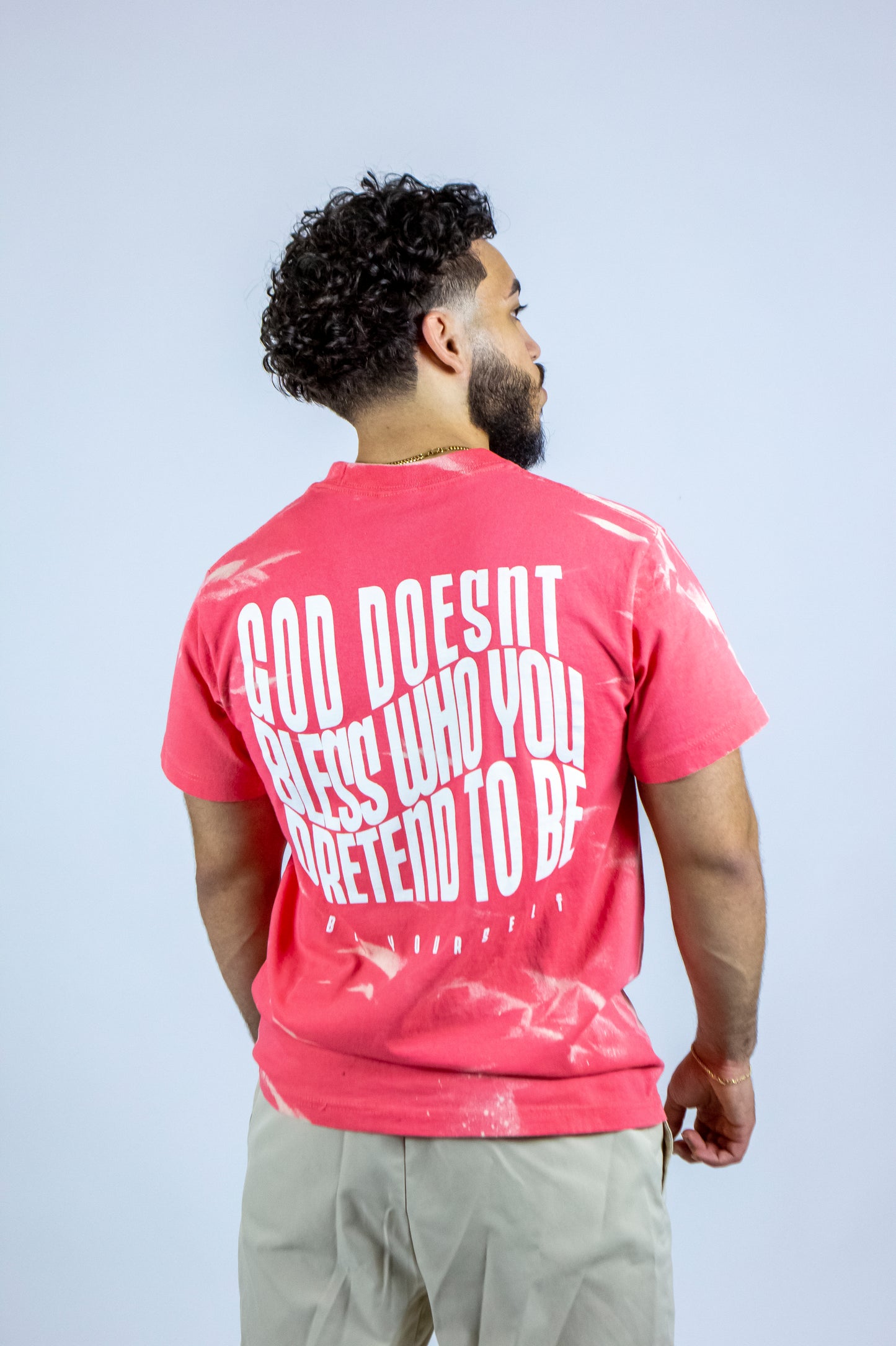 No pretending ( coral/pink)