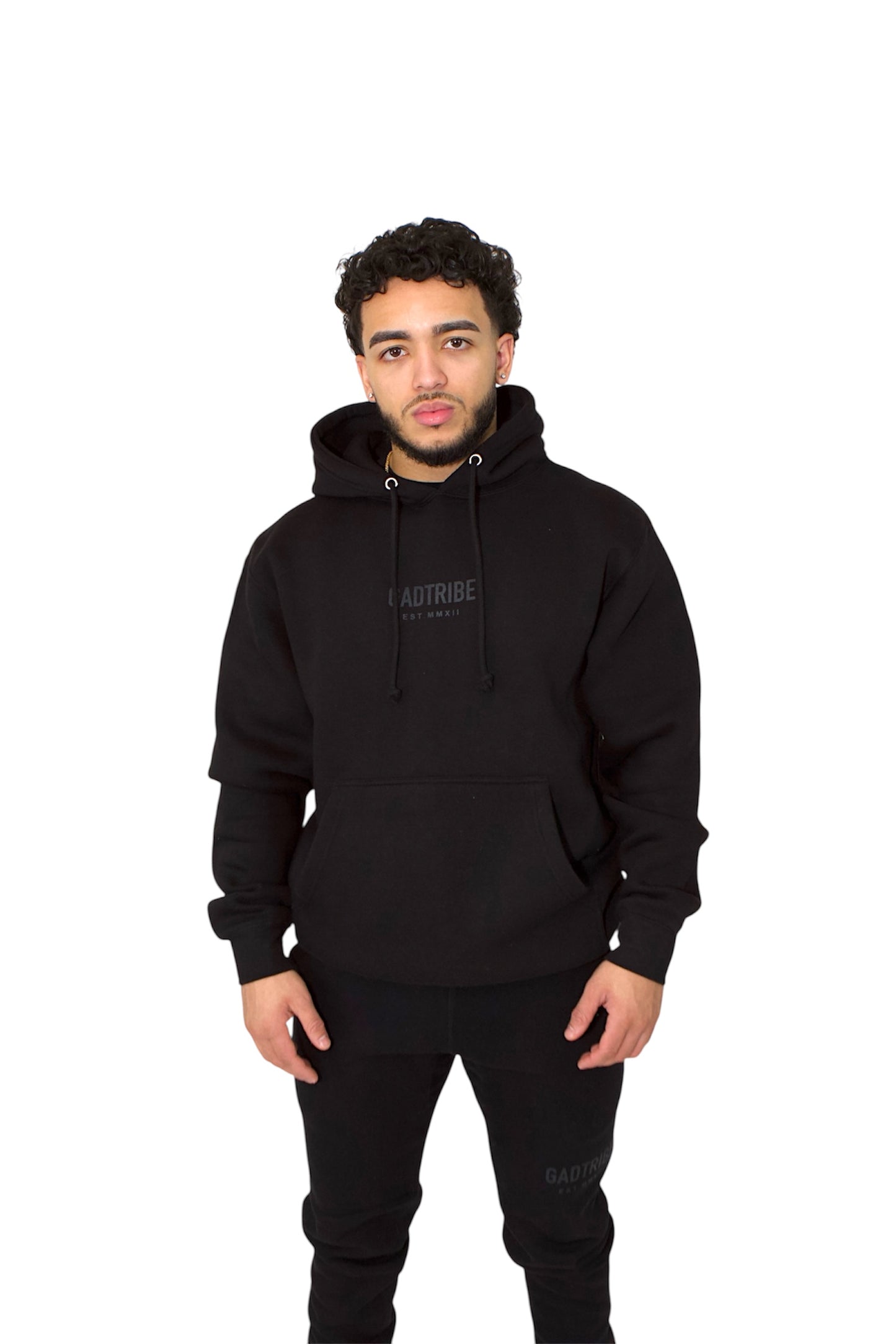 No pretending hoody (black/black)
