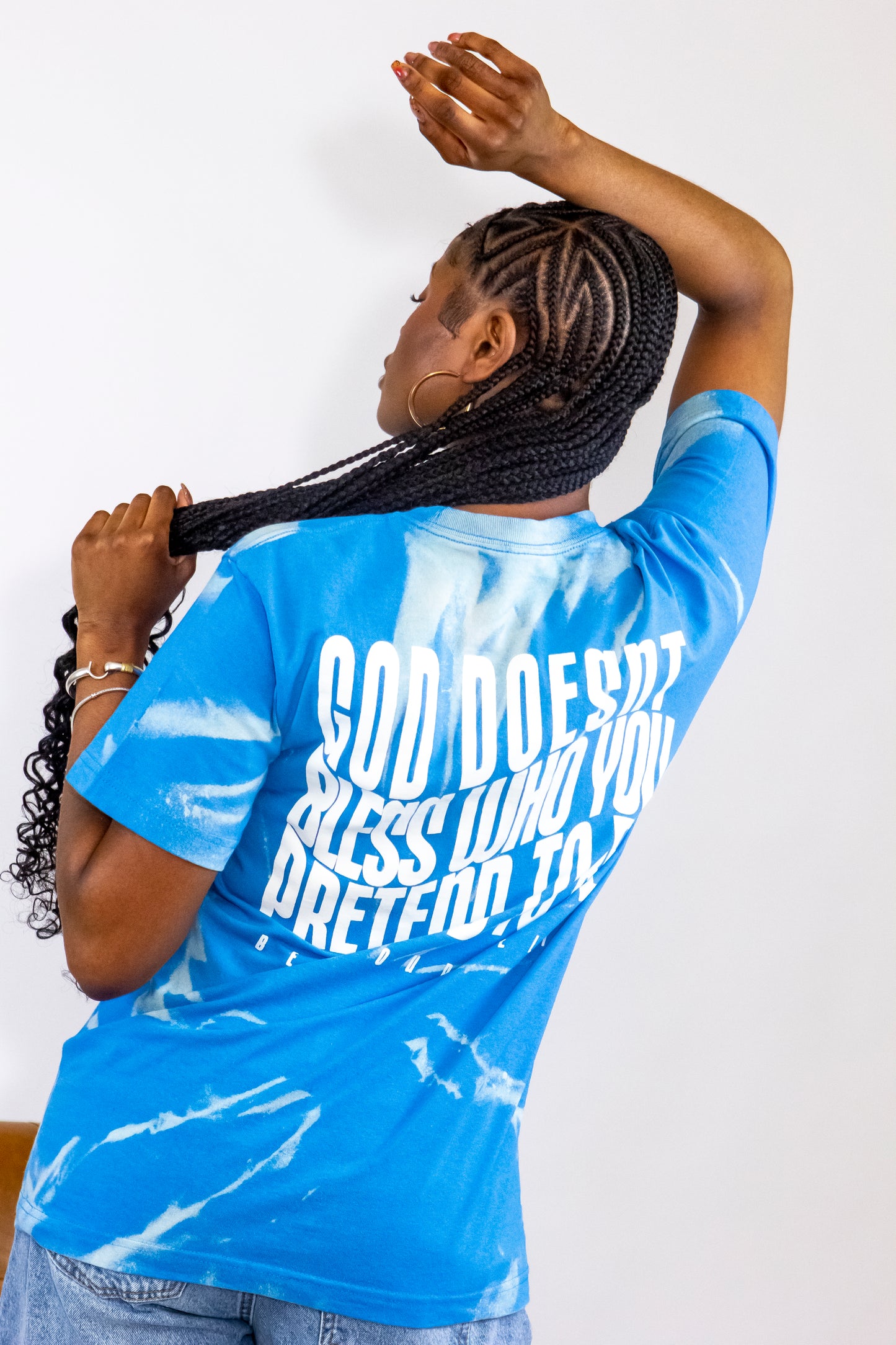 No pretending ( baby blue)