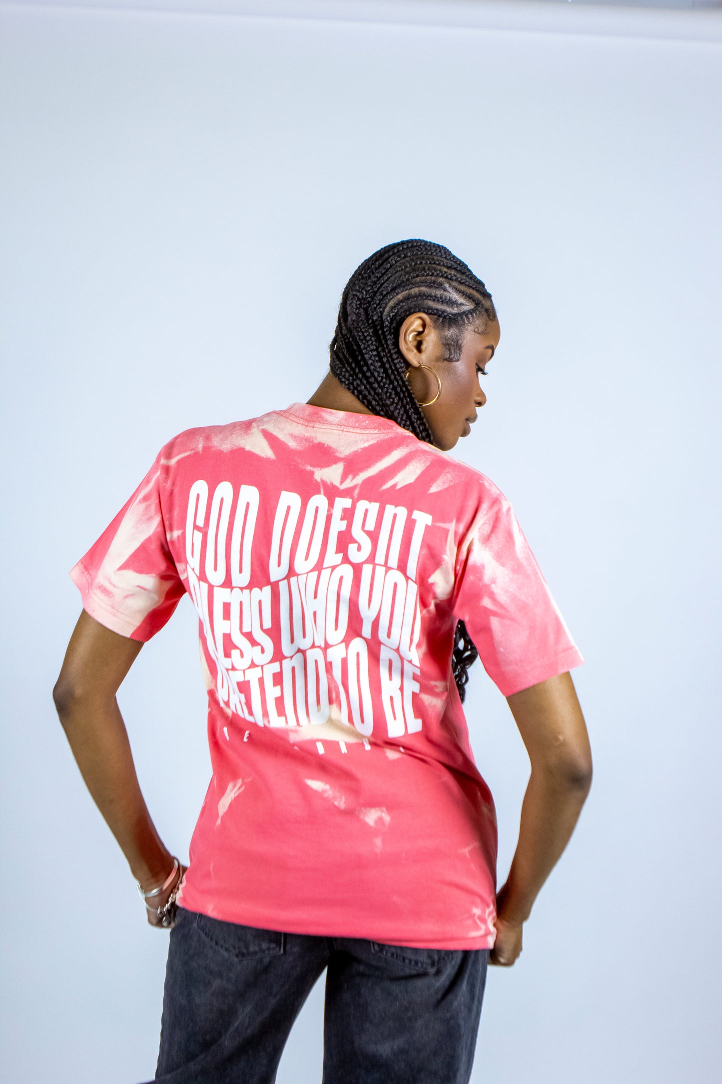 No pretending ( coral/pink)