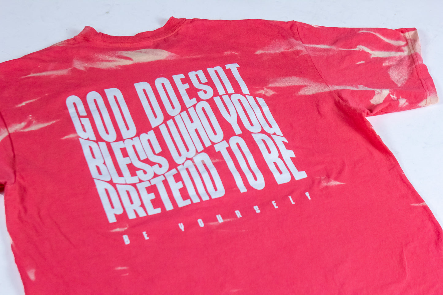 No pretending ( coral/pink)