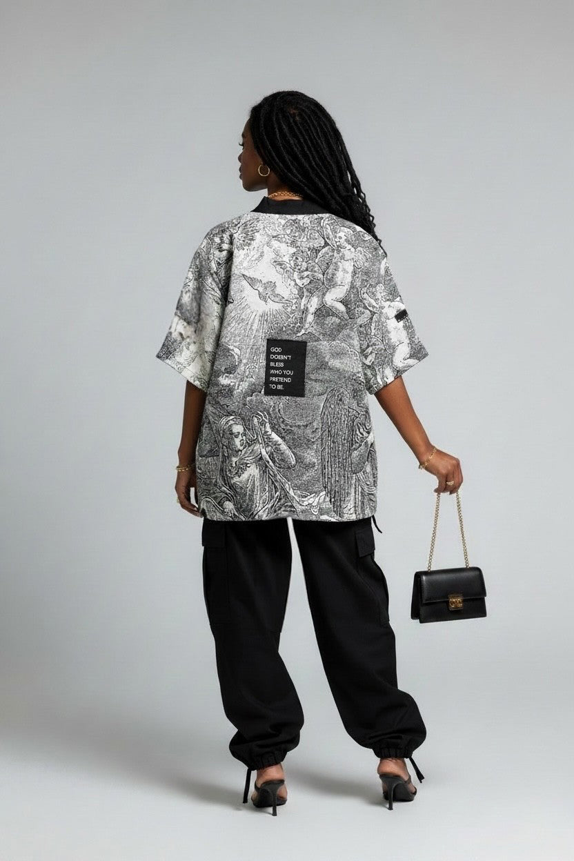 GDB tapestry shirt