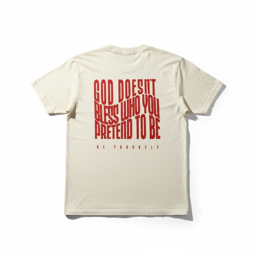 No pretending Tee (Ivory)