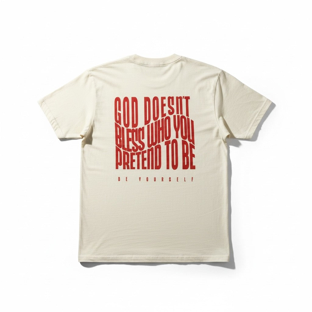No pretending Tee (Ivory)