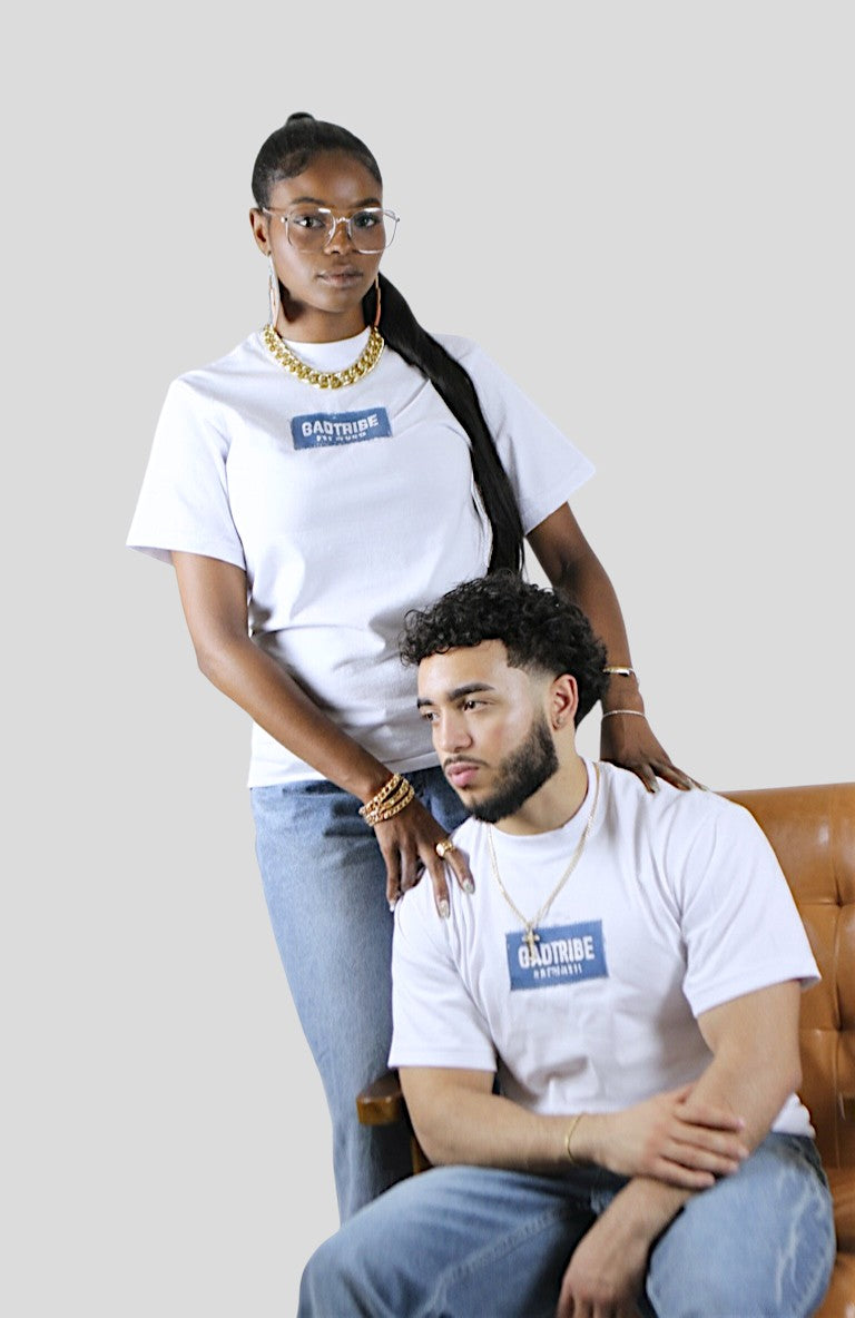 No pretending denim Tshirt