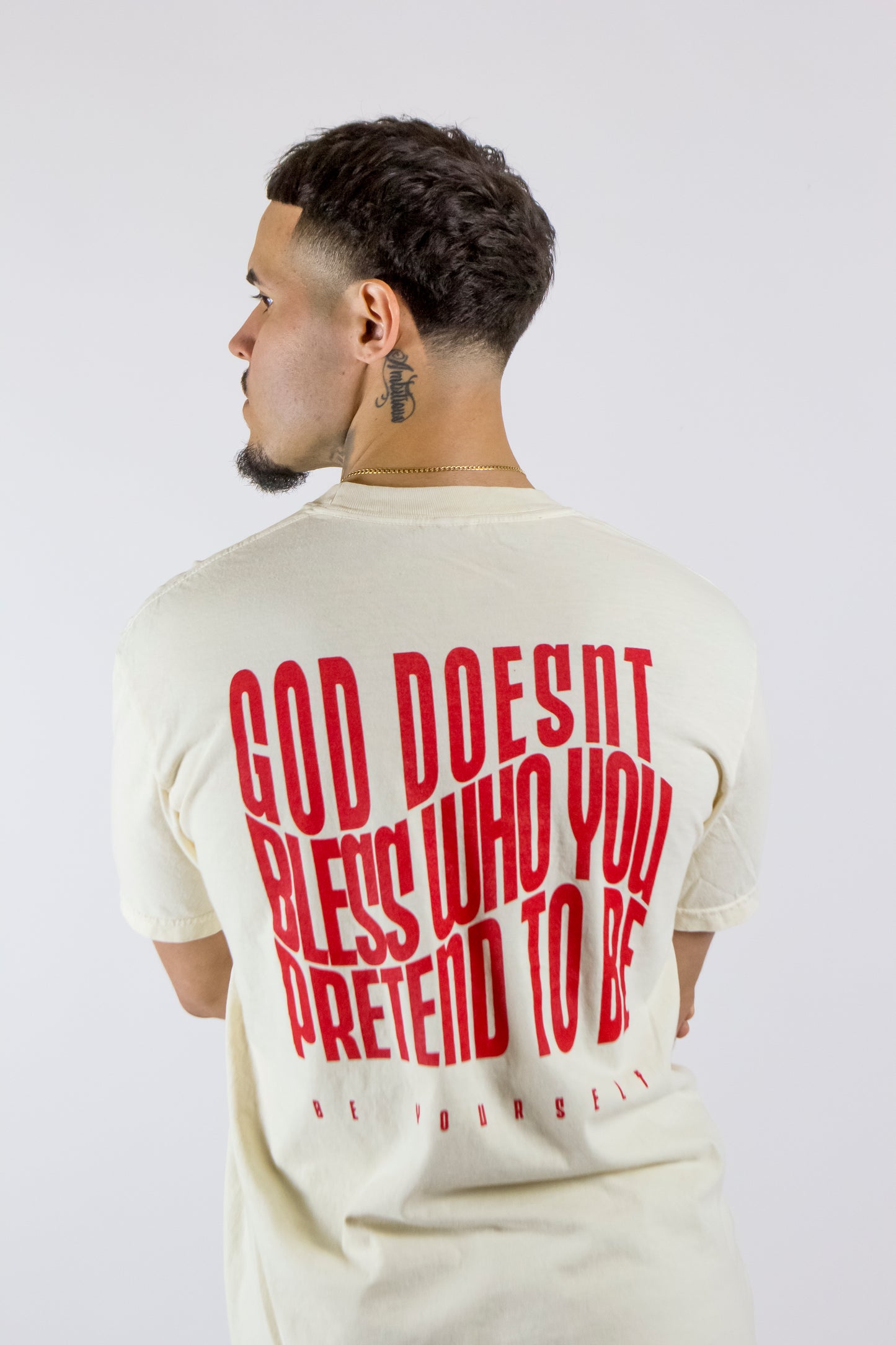 No pretending Tee (Ivory)