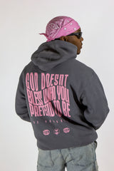 No pretending hoody (Pink)