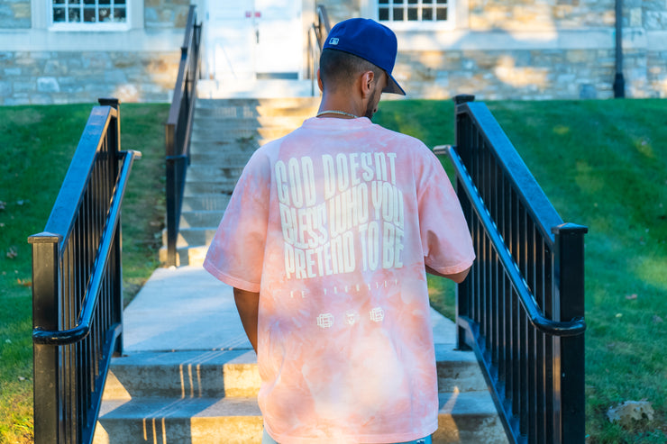 No Pretending Tee (Dye Pink)