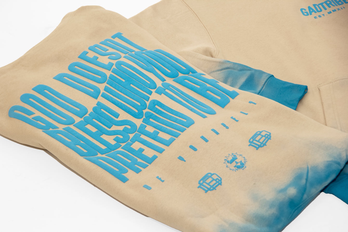 (Puff) No pretending hoody blue