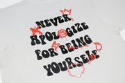 Never Apologize Box Tee