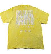 No Pretending Tee (Dye yellow)