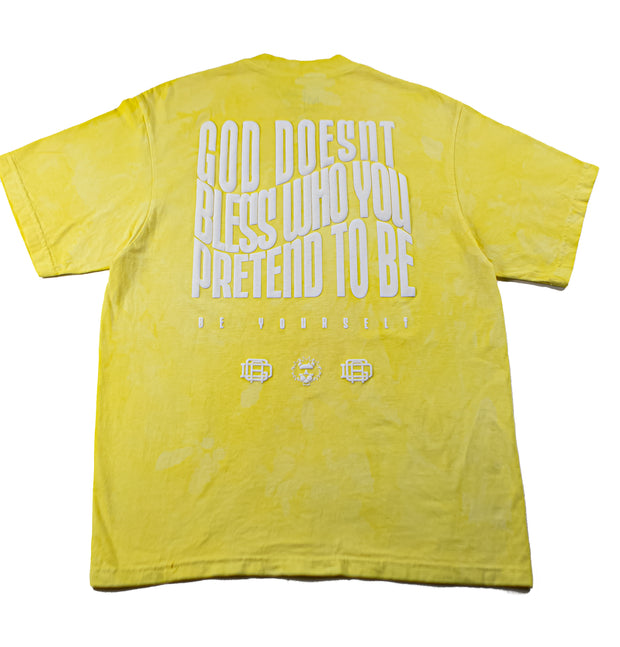 No Pretending Tee (Dye yellow)