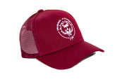 BURGUNDY MESH HATS